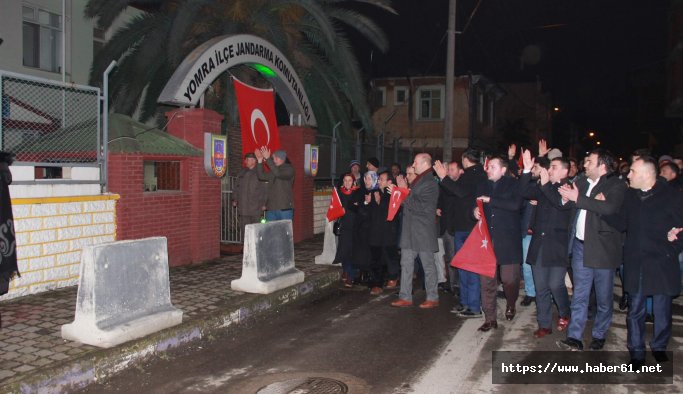 Yomra'da teröre lanet için yürüdüler