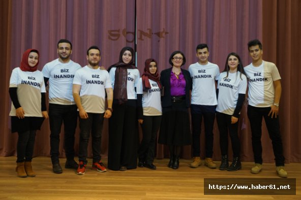 Trabzon'da “Biz İnandık” projesi gerçekleştirildi