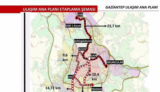 Gaziantep’in metro projesi onaylandı