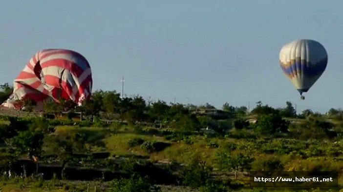 Nevşehir'de balon kazası , çok sayıda yaralı var