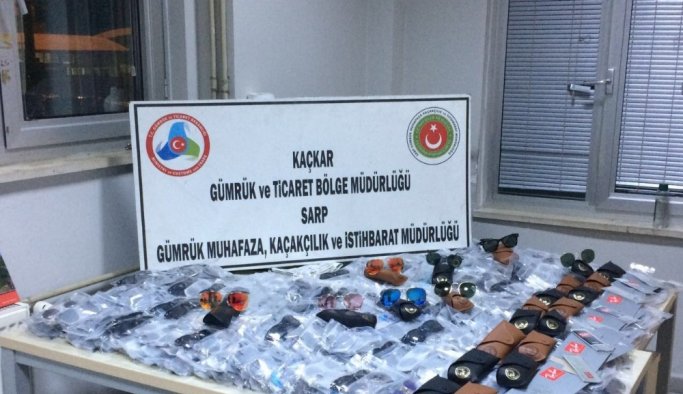 Sarp’ta kaçakçılara darbe