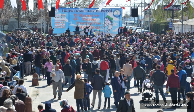 Rizeliler Silivri'de coştu