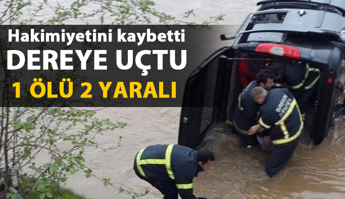 Giresun'da kaza: 1 ölü 2 yaralı