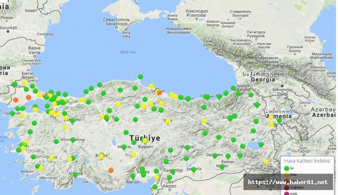 Samsun güne "sağlıksız hava" ile uyandı