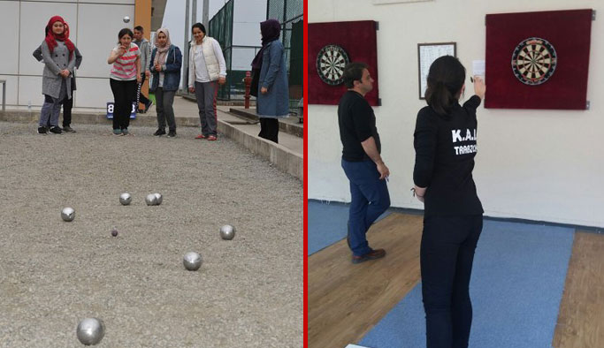 Trabzon’da yeni favori Bocce ve Dart