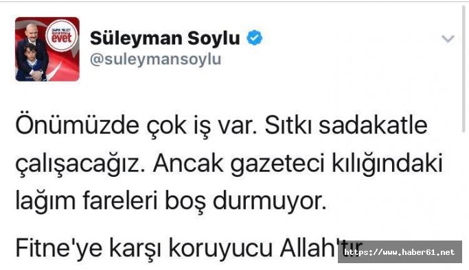 Bakan Süleyman Soylu çok ağır konuştu!