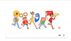 Google'dan 23 Nisan'a özel doodle