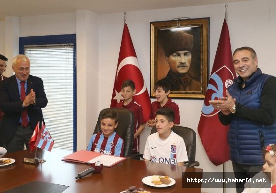 İşte Trabzonspor'un minik başkanı ve teknik direktörü