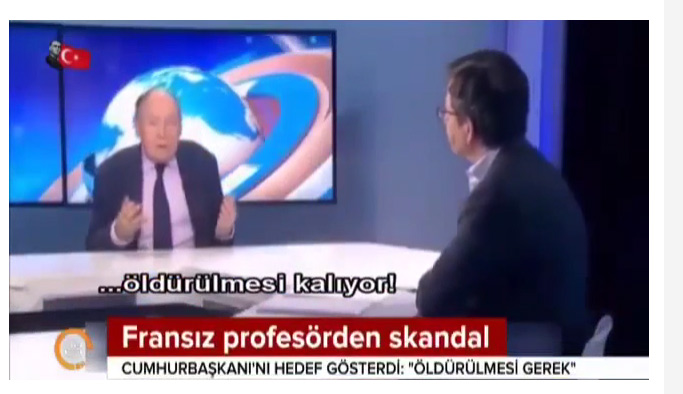 Erdoğan öldürülmeli diyen küstah profesör özür diledi!