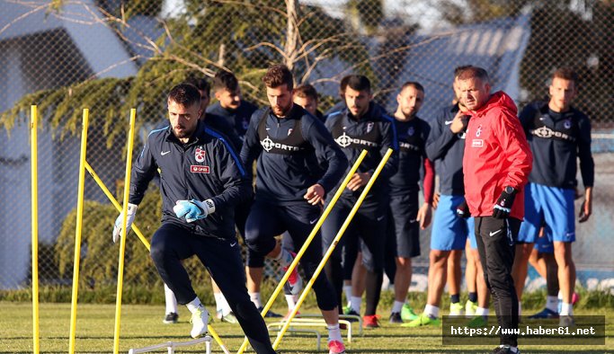 Trabzonspor'da Gençlerbirliği hazırlıkları son sürat sürüyor