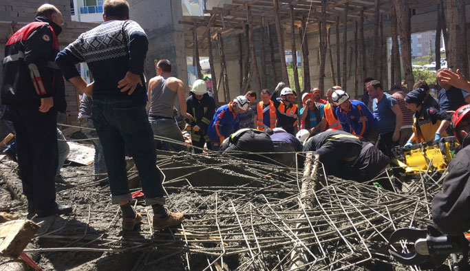 Cami inşaatında göçük: 3 işçi öldü