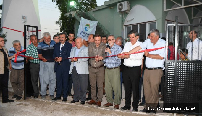 Başkan Soner Çetin yeniden camiyi açtı