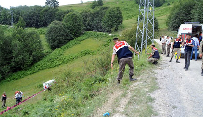 Yayla yolunda kaza: 1 ölü, 6 yaralı