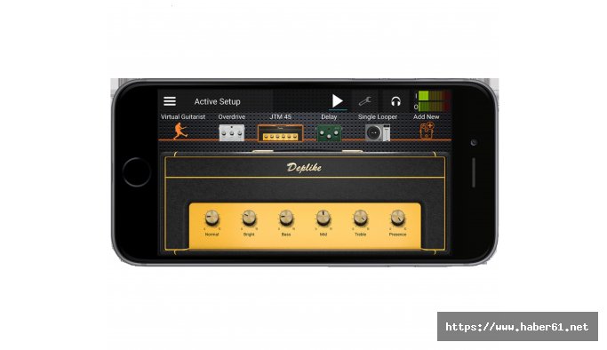 Cep telefonunu gitar amfisine dönüştüren uygulama 'Deplike'