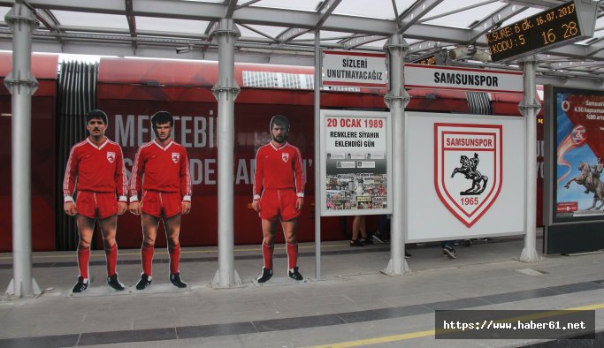 Samsunspor’un kazada ölen futbolcuları ölümsüzleştirildi