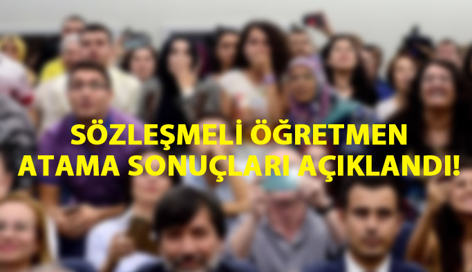 Sözleşmeli öğretmenlik atama sonuçları sorgulama