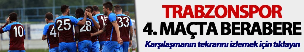 Trabzonspor SKF Sered ile berabere