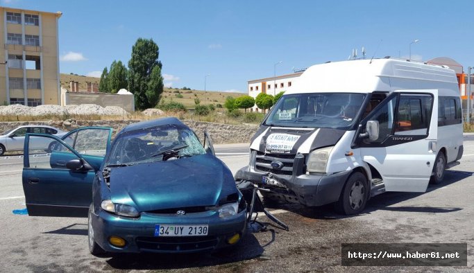 Gümüşhane'de feci kaza: 1 ölü, 8 yaralı