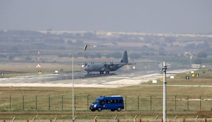 İncirlik Hava Üssü’nde askeri hava hareketliliği