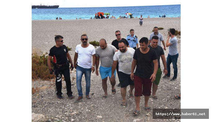 Hem suçlu hem güçlü balıkçılar polisi azarladı