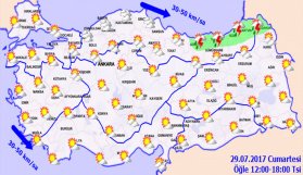 Trabzon'da hava nasıl olacak? 29.07.2017