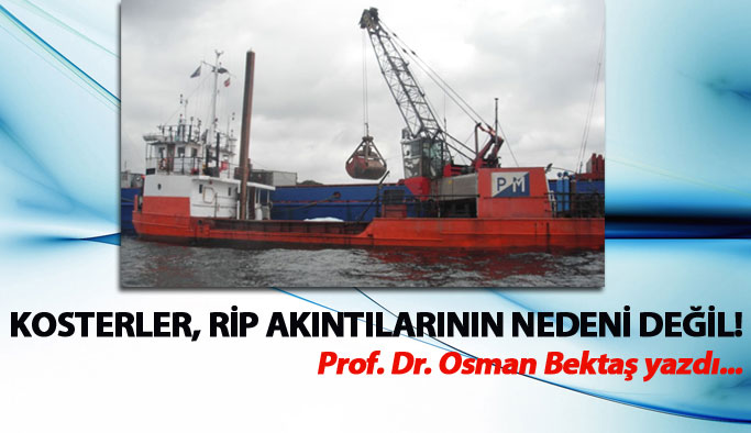 Kosterler, Rip akıntılarının nedeni değildir