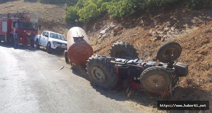 Gümüşhane'de traktör devrildi: 2 ölü, 1 yaralı