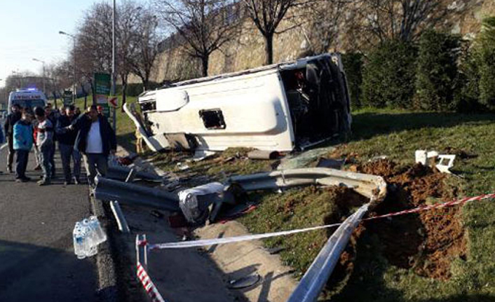 İstanbul'da feci kaza: 9 yaralı