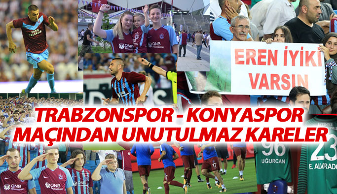 Trabzonspor - Konyaspor maçından fotoğraflar