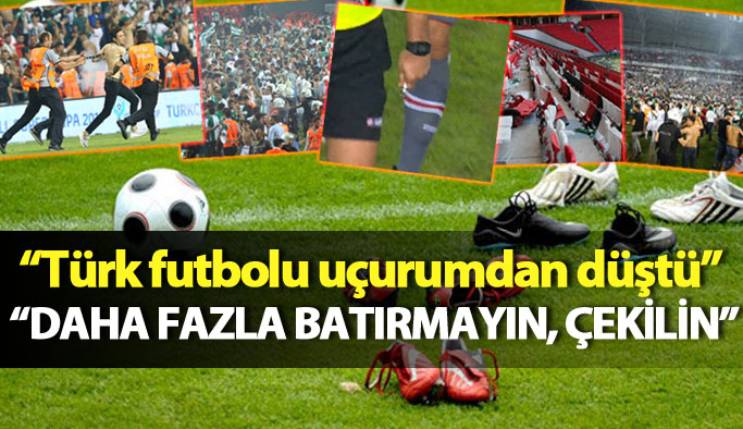 Türk futbolu uçurumdan düştü! Sancaklı böyle seslendi