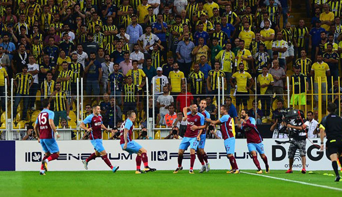 Trabzonspor Fenerbahçe maçından kareler