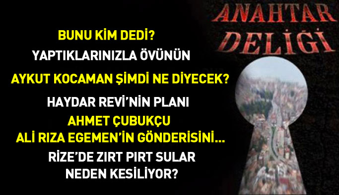 Anahtar Deliği 25.08.2017