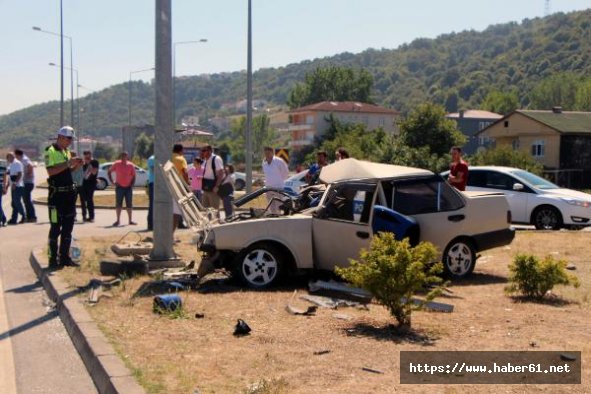 Samsun'un Atakum ilçesinde kaza: 1 ölü, 7 yaralı. 4 Eylül 2017