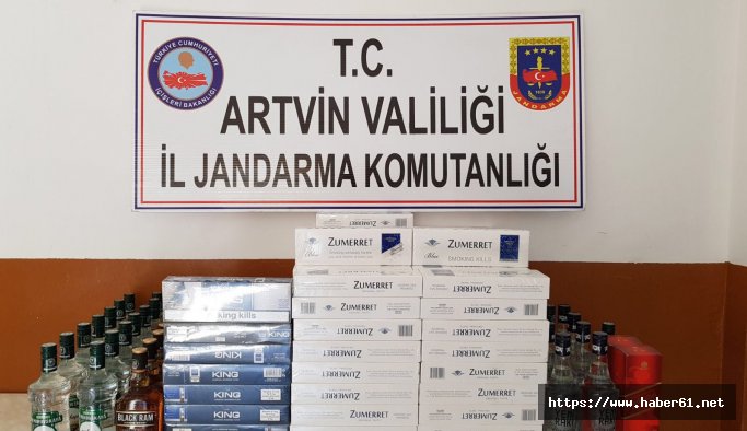 Artvin'de kaçakçılara darbe