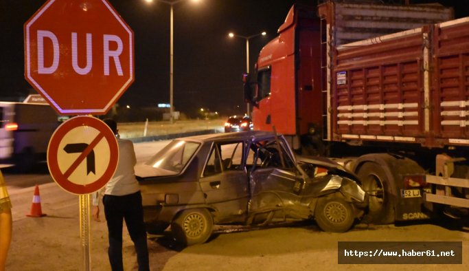 Amasya'da trafik kazası: 6 yaralı