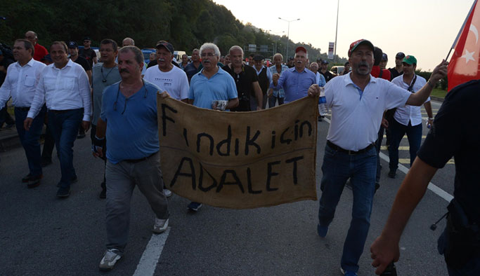 "Fındık İçin Yürüyoruz" yürüyüşünde ilk gün tamamlandı