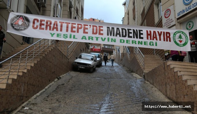 Çevrecilerden Artvin'de eylem