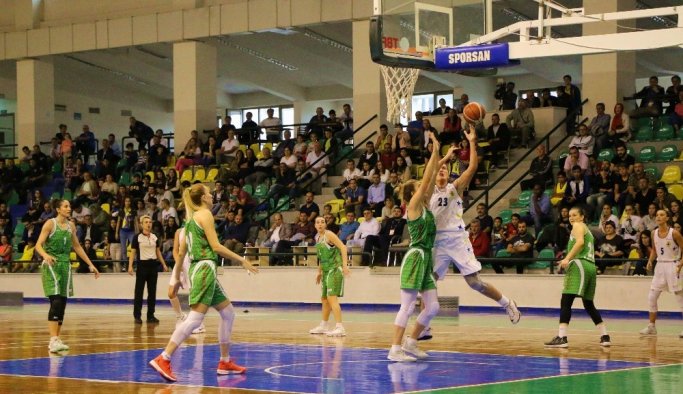 Türkiye Kadınlar Basketbol 1. Ligi: Edremit Bld. Gürespor: 61 - Kırçiçeği Bodrum Basketbol: 86