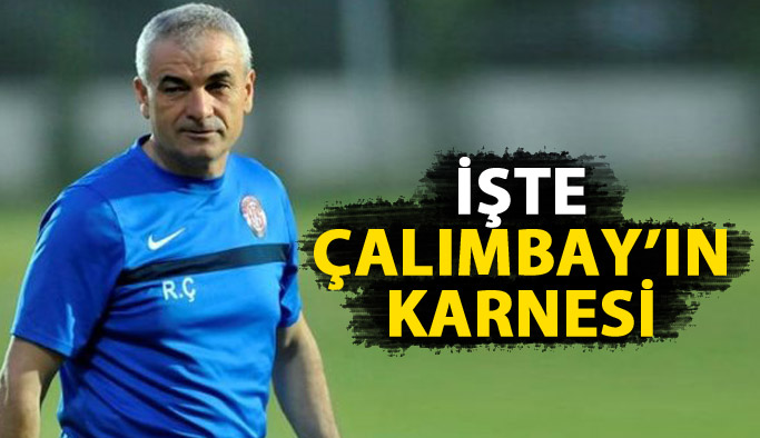 İşte Çalımbay'ın karnesi