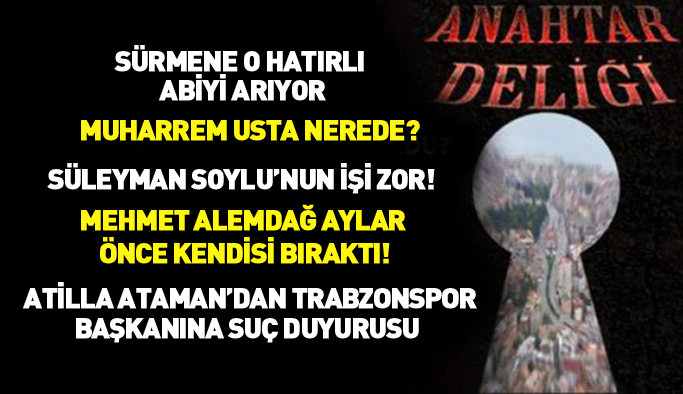 Anahtar Deliği 19.10.2017