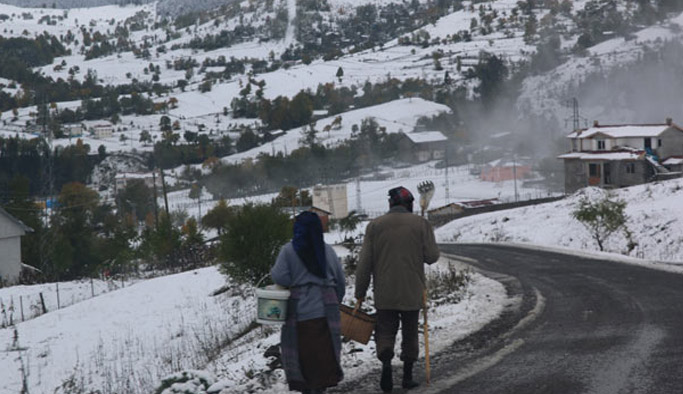 Kar, D. Karadeniz'i erken vurdu