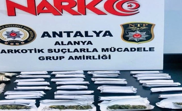 Alanya'da uyuşturucu operasyonu!