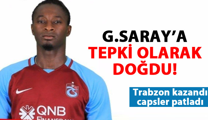 Trabzonspor kazandı capsler patladı