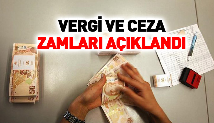 Vergi ve cezalara gelecek zamlar açıklandı