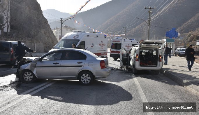 Gümüşhane'de kaza : 7 Yaralı