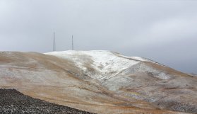 Kop dağı beyaza büründü