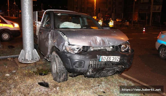 Amasya'da trafik kazası: 1 ölü, 2 yaralı 