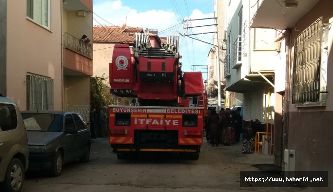 Ocakta unutulan yemek yangın çıkardı