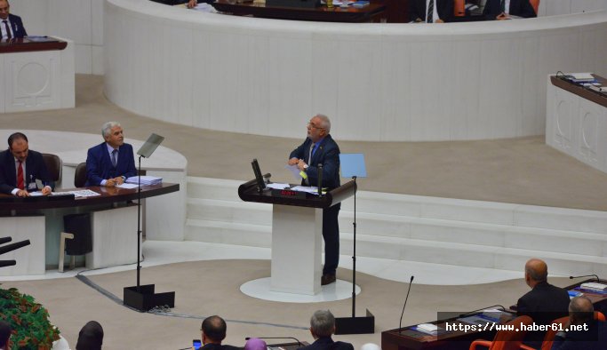 AK Partili vekil, Meclis kürsüsünde  'Man Adası' belgelerini yırttı