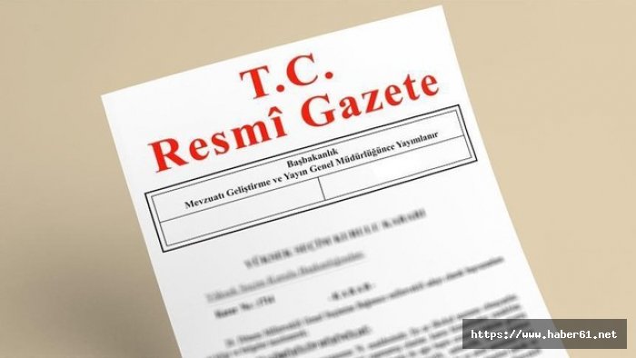 Atama kararları Resmi Gazete’de 13.12.2017